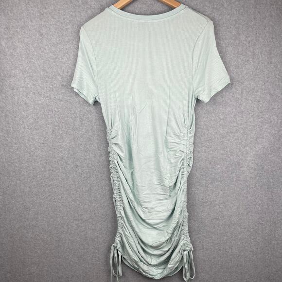 L3022 Destination Maternity Women's Ruched Bodycon Dress Size Medium - Picture 2 of 6